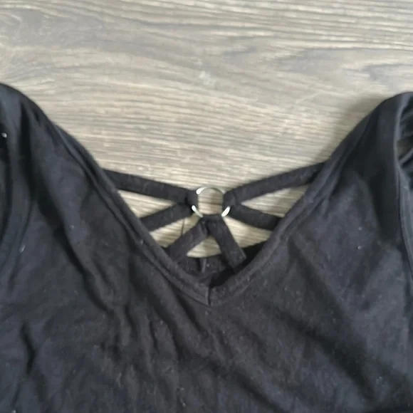 SO Gray Relaxed Tank Top Scoop Neck - Picture 3 of 4